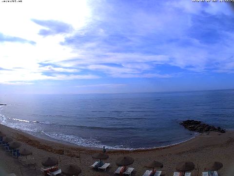 Mijas paplūdimio tiesioginė kamera tiesioginės kameros peržiūra