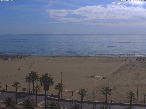 Valencia paplūdimio tiesioginė kamera tiesioginės kameros peržiūra